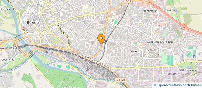 localisation de l'entreprise MADAME ESTELLE SUMONJA  BEZIERS