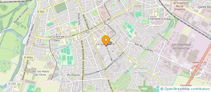 localisation de l'entreprise MADAME ESTELLE TABURET à CAEN