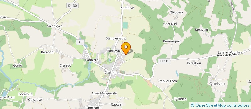 localisation de l'entreprise MADAME ESTELLE TALHOUARN  GUERN