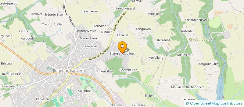 localisation de l'entreprise MADAME ESTELLE TALLEC  ERGUE-GABERIC