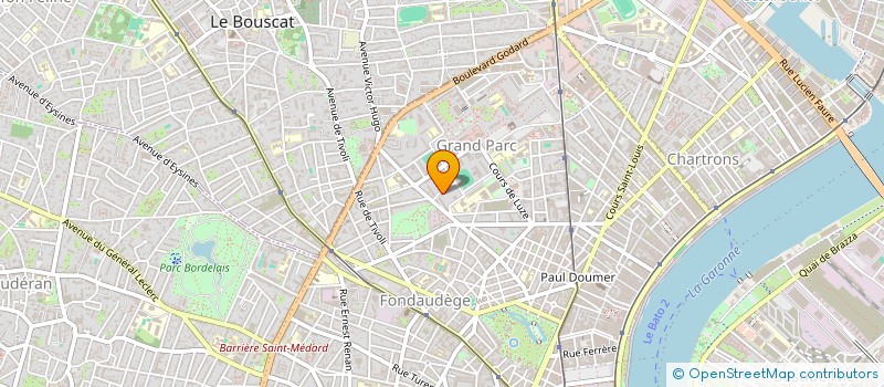 localisation de l'entreprise MADAME ESTELLE TENGUEDE  BORDEAUX