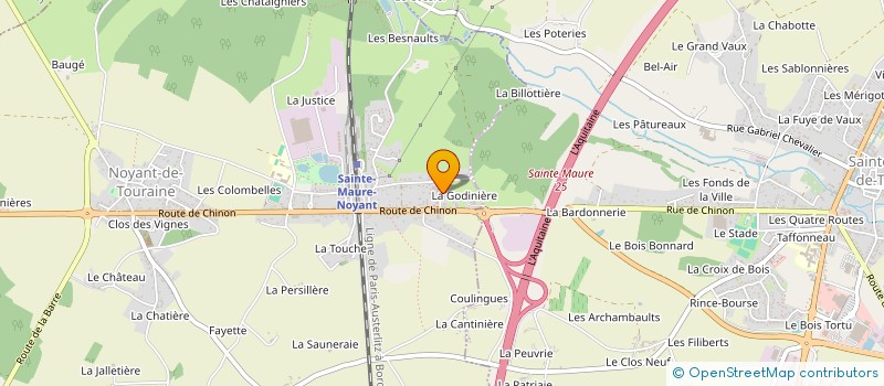 localisation de l'entreprise MADAME ESTELLE TESSIER à NOYANT-DE-TOURAINE