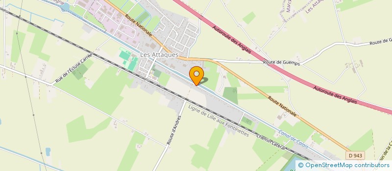 localisation de l'entreprise MADAME ESTELLE TETON  LES ATTAQUES