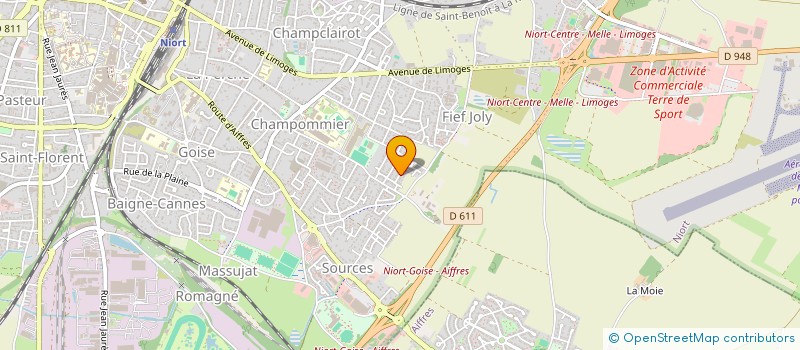 localisation de l'entreprise MADAME ESTELLE THROMAS à NIORT