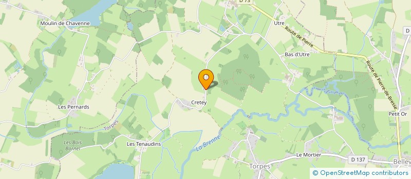 localisation de l'entreprise MADAME ESTELLE TOISON  TORPES