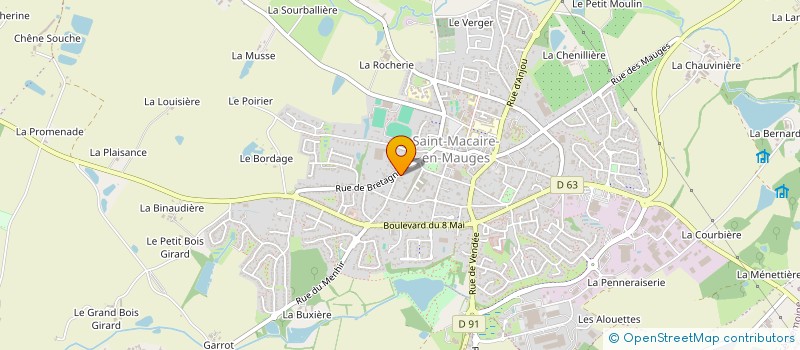 localisation de l'entreprise MADAME ESTELLE TOUBLANC  SEVREMOINE