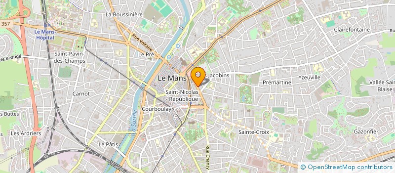 localisation de l'entreprise MADAME ESTELLE TOUCHARD  LE MANS
