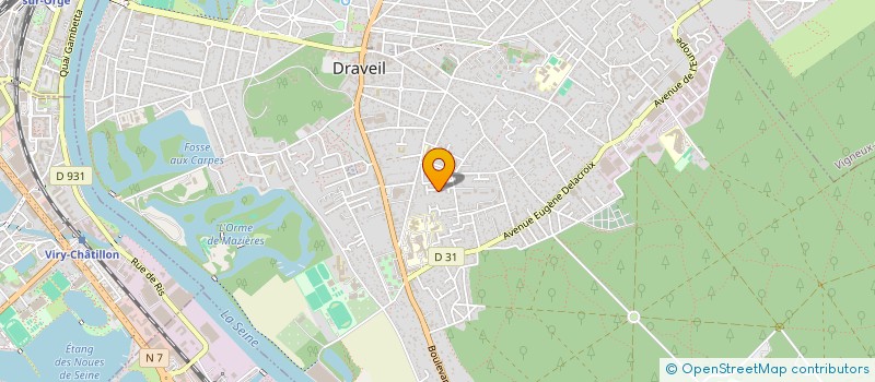 localisation de l'entreprise MADAME ESTELLE TOUTAIN à DRAVEIL