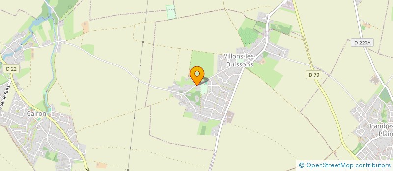 localisation de l'entreprise MADAME ESTELLE TRANCHARD  VILLONS-LES-BUISSONS