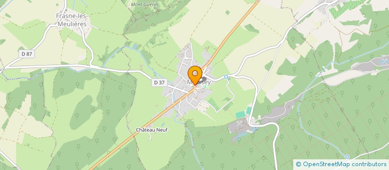 localisation de l'entreprise MADAME ESTELLE TRILLOT à FRASNE-LES-MEULIERES
