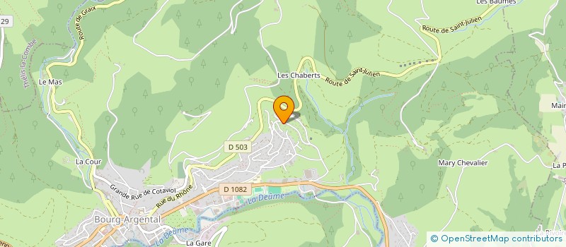 localisation de l'entreprise MADAME ESTELLE VALLA  BOURG-ARGENTAL