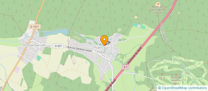 localisation de l'entreprise MADAME ESTELLE VAN DEN BRANDE  THIERS-SUR-THEVE