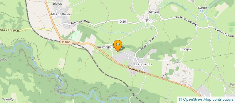 localisation de l'entreprise MADAME ESTELLE VAULT  RIGNAC