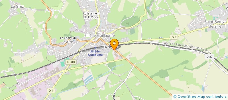 localisation de l'entreprise MADAME ESTELLE VAUX  SAINT-REMY-DE-SILLE