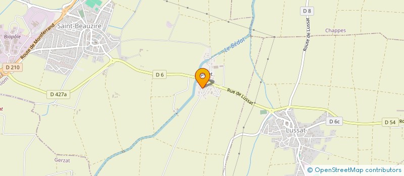 localisation de l'entreprise MADAME ESTELLE VERDIER à SAINT-BEAUZIRE