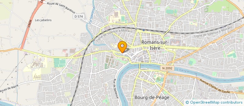 localisation de l'entreprise MADAME ESTELLE VETTER  ROMANS-SUR-ISERE