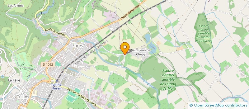 localisation de l'entreprise MADAME ESTELLE VEYRET-PICOT  TULLINS