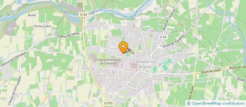 localisation de l'entreprise MADAME ESTELLE VIAL  CAMARET-SUR-AIGUES