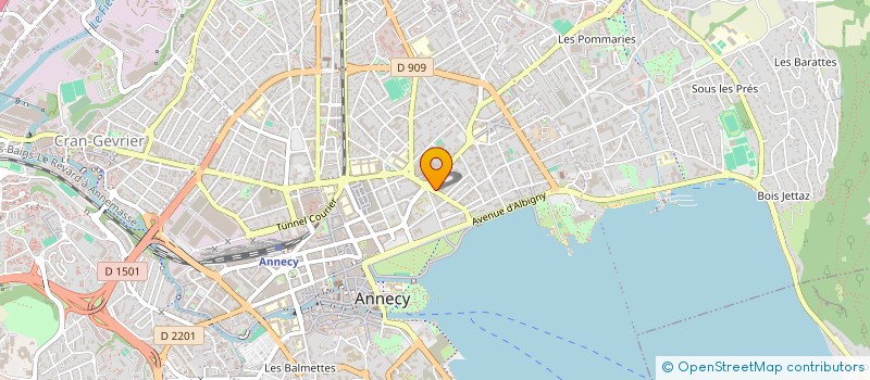 localisation de l'entreprise MADAME ESTELLE VICAT à ANNECY