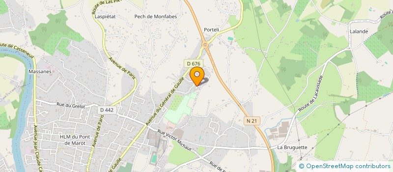 localisation de l'entreprise MADAME ESTELLE VIELLANAIS  VILLENEUVE-SUR-LOT