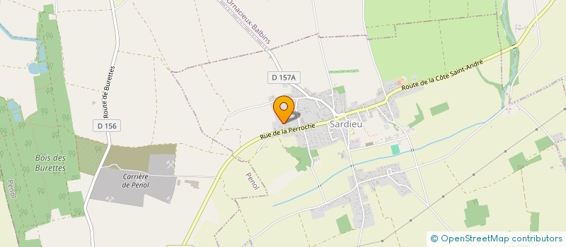 localisation de l'entreprise MADAME ESTELLE VIGNEAU  SARDIEU