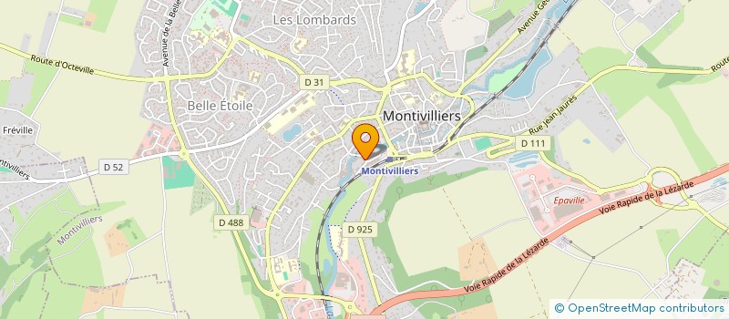 localisation de l'entreprise MADAME ESTELLE VINCENT  MONTIVILLIERS