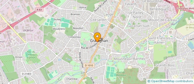 localisation de l'entreprise MADAME ESTELLE VINCONNEAU  GRADIGNAN