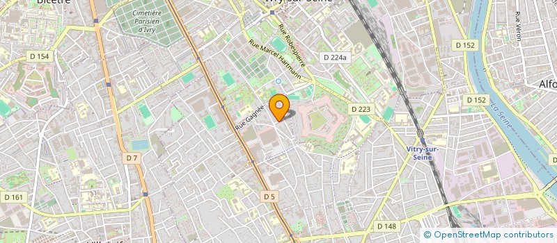 localisation de l'entreprise MADAME ESTELLE VIOLEAU  VITRY-SUR-SEINE