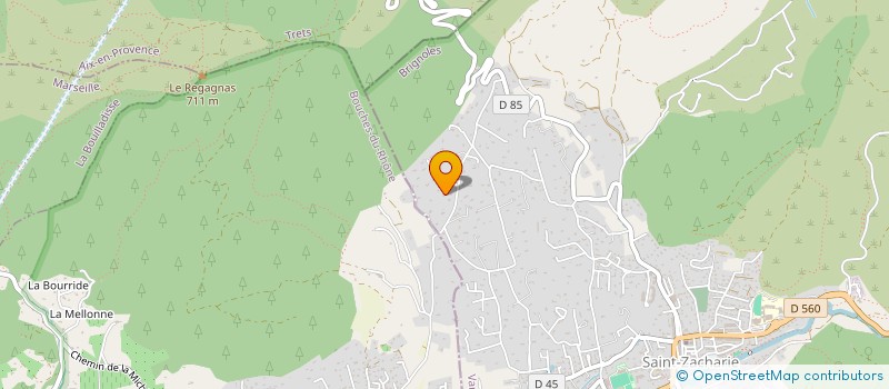 localisation de l'entreprise MADAME ESTELLE VIRIOT  SAINT-ZACHARIE