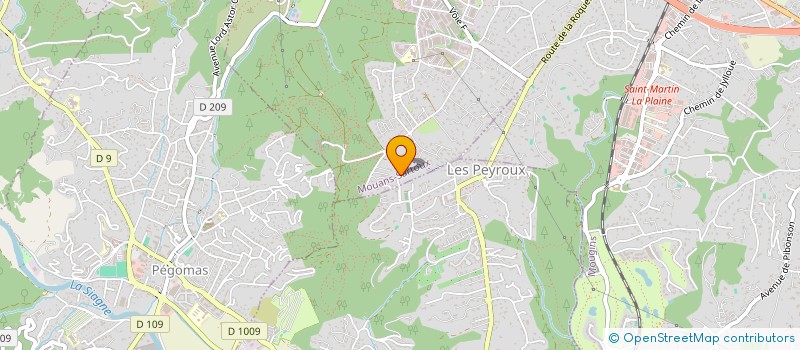 localisation de l'entreprise MADAME ESTELLE WALLIS  MOUANS-SARTOUX