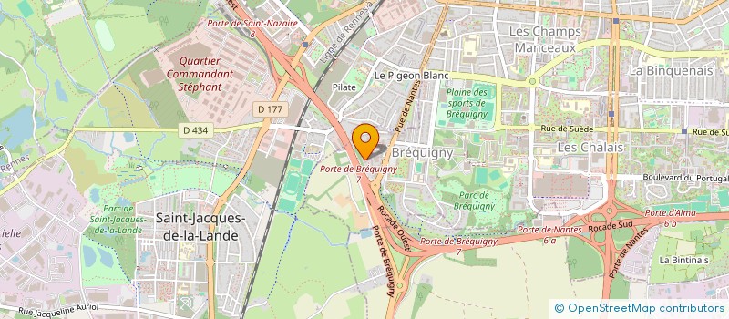 localisation de l'entreprise MADAME ESTELLE YEE  RENNES