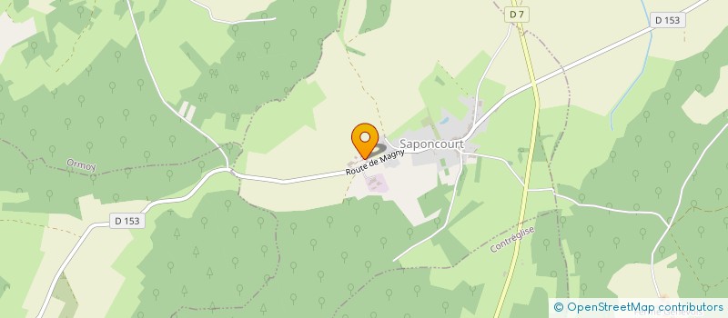 localisation de l'entreprise MADAME ESTELLE YVORRA  SAPONCOURT