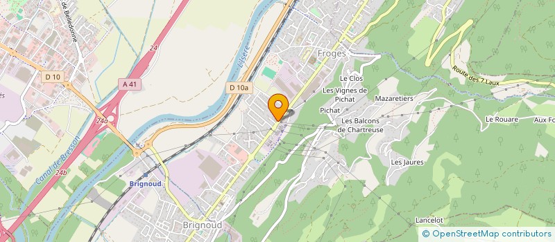 localisation de l'entreprise MADAME ESTELLE ZABALDANO  FROGES