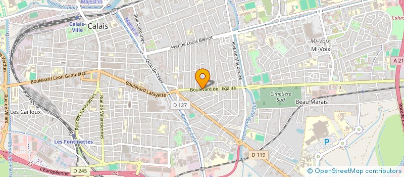 localisation de l'entreprise MADAME ESTELLE ZUPANCIC à CALAIS