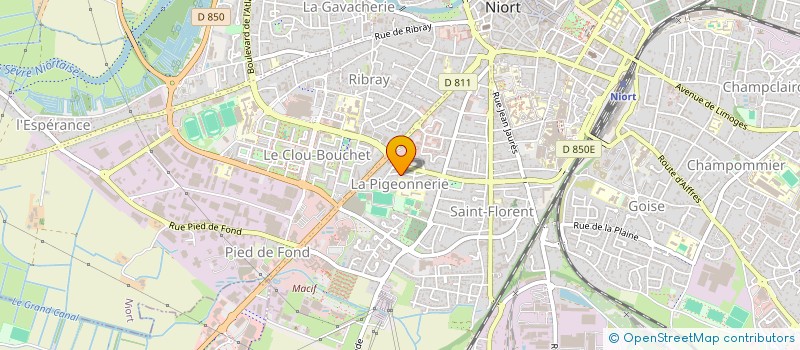 localisation de l'entreprise MADAME ESTELLIA STENEGRE à NIORT