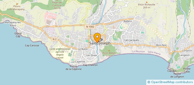 localisation de l'entreprise MADAME ESTELLINE VELLAYOUDOM à SAINT-JOSEPH