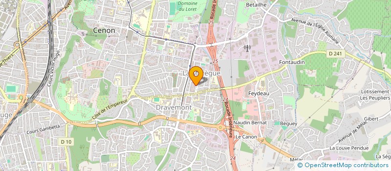 localisation de l'entreprise MADAME ESTER CERREDUELA JIMENEZ  CENON