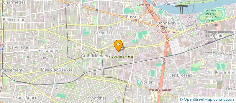 localisation de l'entreprise MADAME ESTER DA CONCEICAO CIRILO  VILLEURBANNE