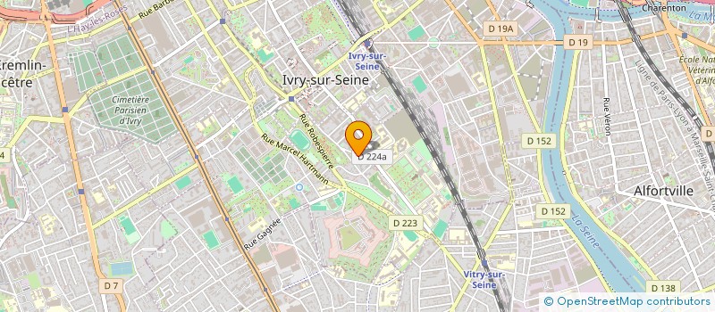 localisation de l'entreprise MADAME ESTER JOY DELAROSO  IVRY-SUR-SEINE