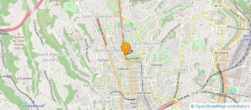 localisation de l'entreprise MADAME ESTER KAIBI  NICE