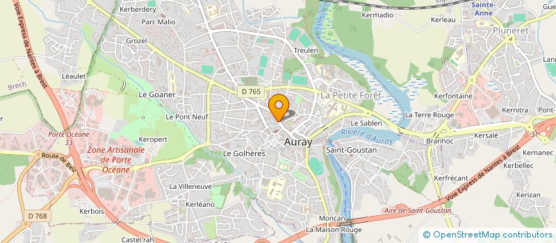 localisation de l'entreprise MADAME ESTER MANZANO à AURAY