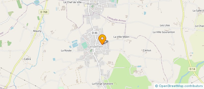 localisation de l'entreprise MADAME ESTER MARTINS RIBEIRO  LANDEHEN