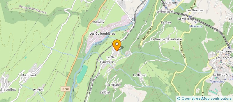 localisation de l'entreprise MADAME ESTER MOONS  BOURG-SAINT-MAURICE