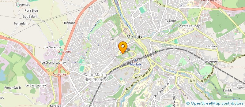 localisation de l'entreprise MADAME ESTERA FLORENTINA TIMPU  MORLAIX