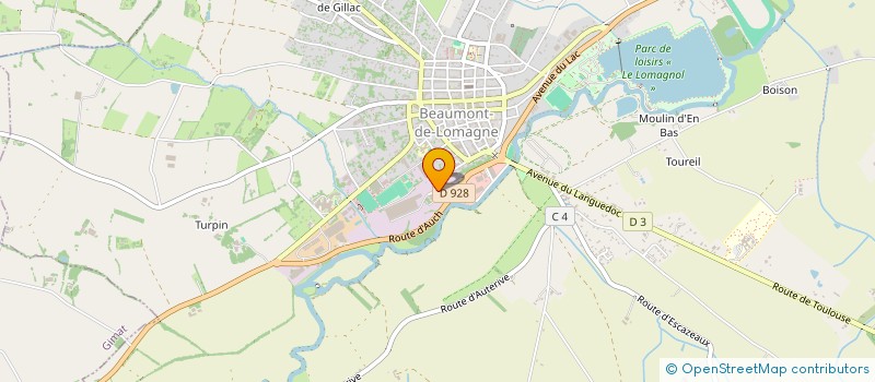 localisation de l'entreprise MADAME ESTERA STANCIOIU  BEAUMONT-DE-LOMAGNE