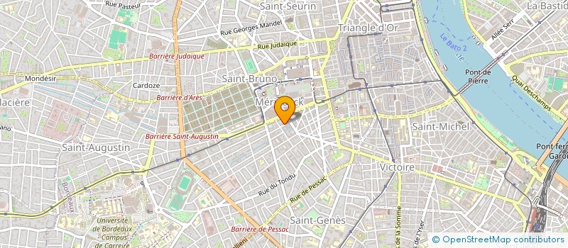 localisation de l'entreprise MADAME ESTERELLE MARTIN  BORDEAUX