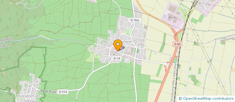 localisation de l'entreprise MADAME ESTERINA CANU  EGUISHEIM