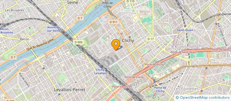 localisation de l'entreprise MADAME ESTHAUGUY POUKI MAKOUATSU à CLICHY