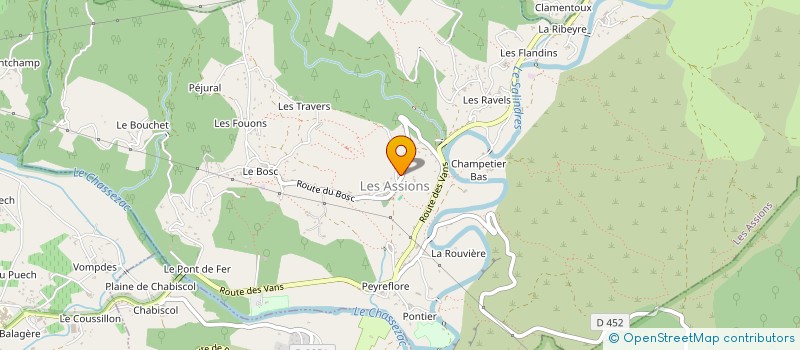 localisation de l'entreprise MADAME ESTHEL ARNOULT  LES ASSIONS