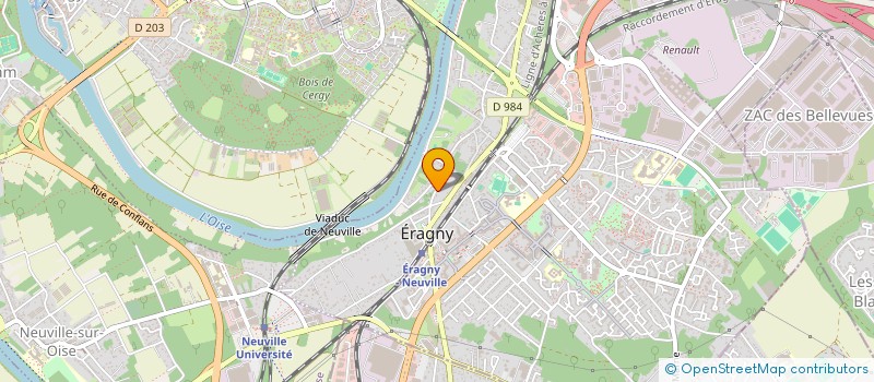 localisation de l'entreprise MADAME ESTHEL COZZI  ERAGNY